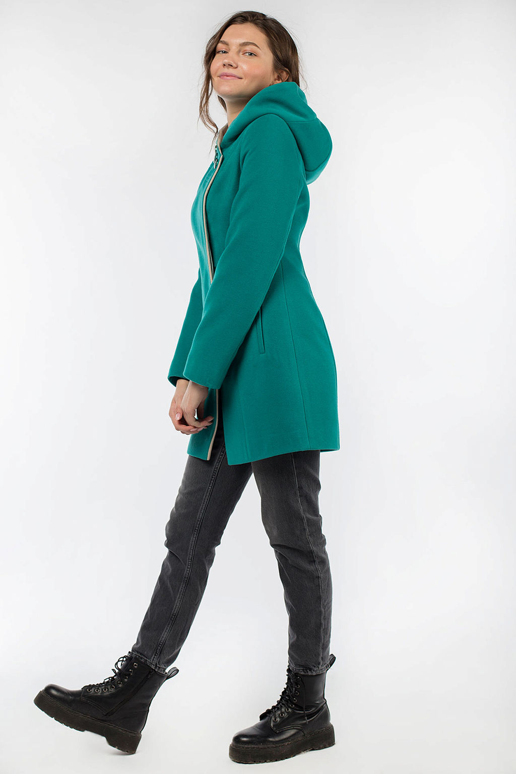 01-08695 Пальто женское демисезонное - El podio фото 2