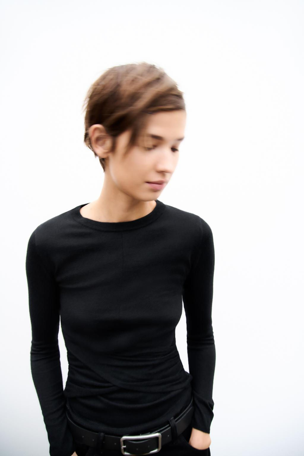 CROSSOVER KNIT TOP - Zara фото 3