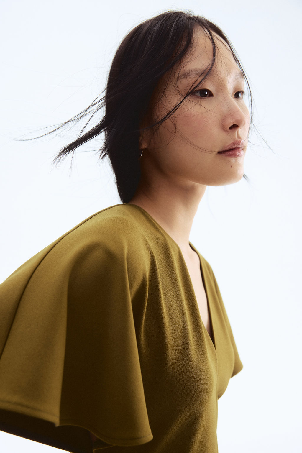 Vestido interlock con escote de pico - H&m фото 5