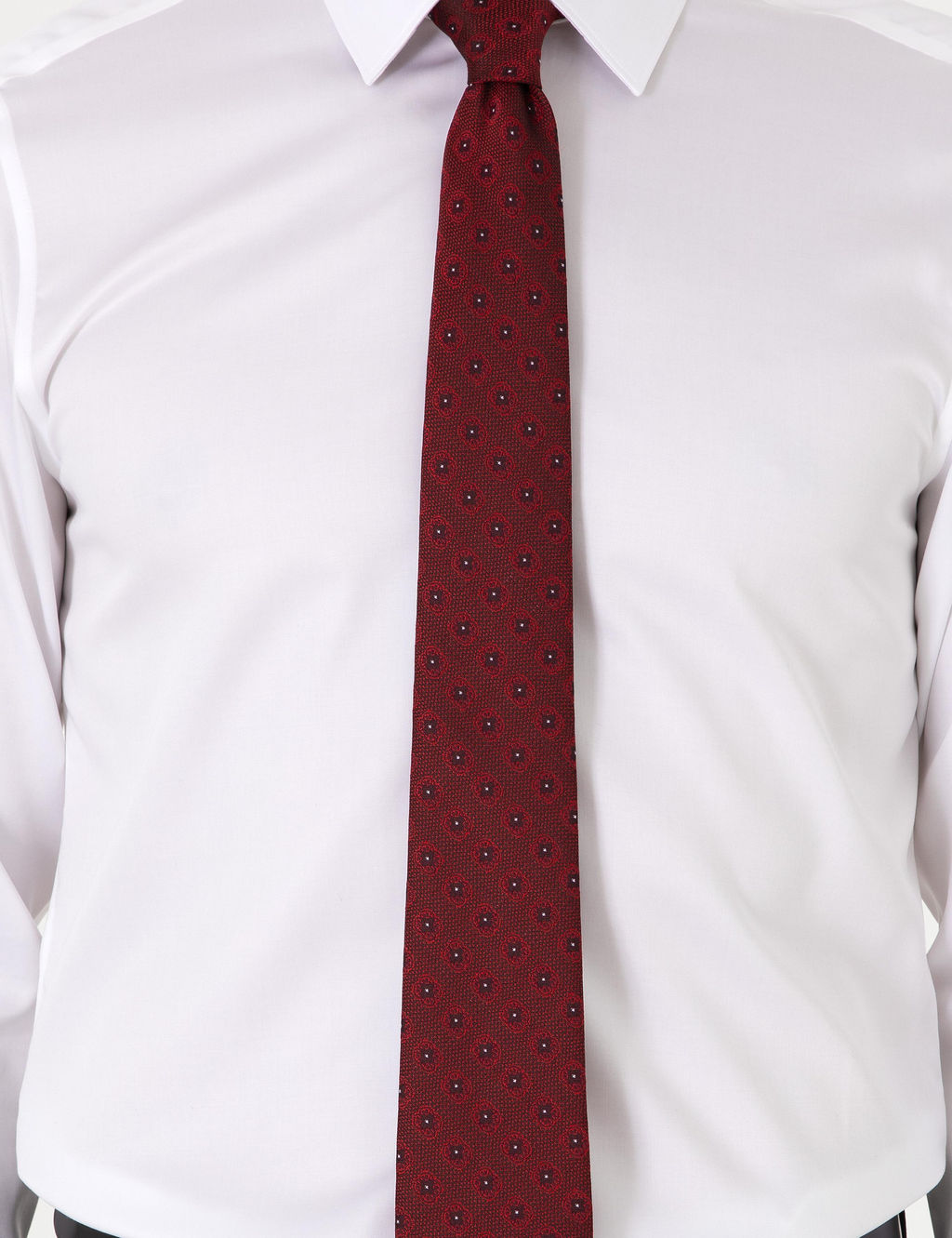 Beyaz Slim Fit %100 Pamuk Klasik G_mlek - Cacharel фото 6