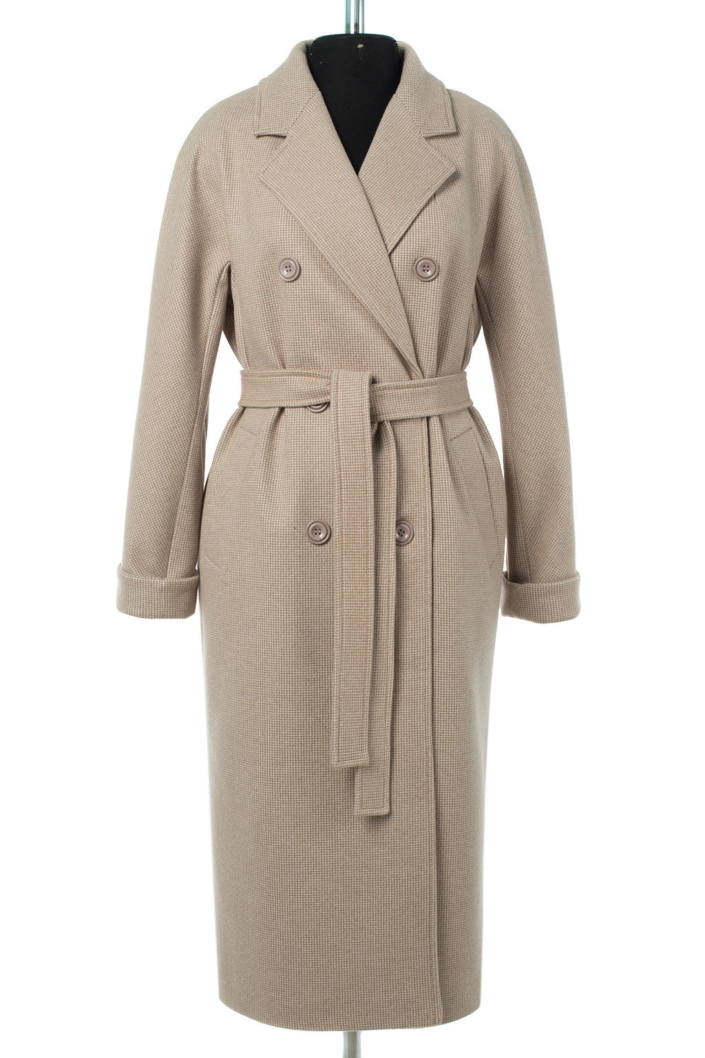 Пальто женское демисезонное (пояс) - El podio фото 8