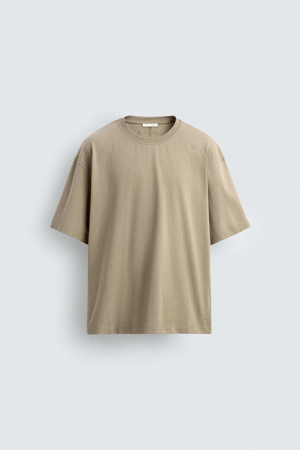 HEAVYWEIGHT REVERSE-EFFECT T-SHIRT - Zara фото 7