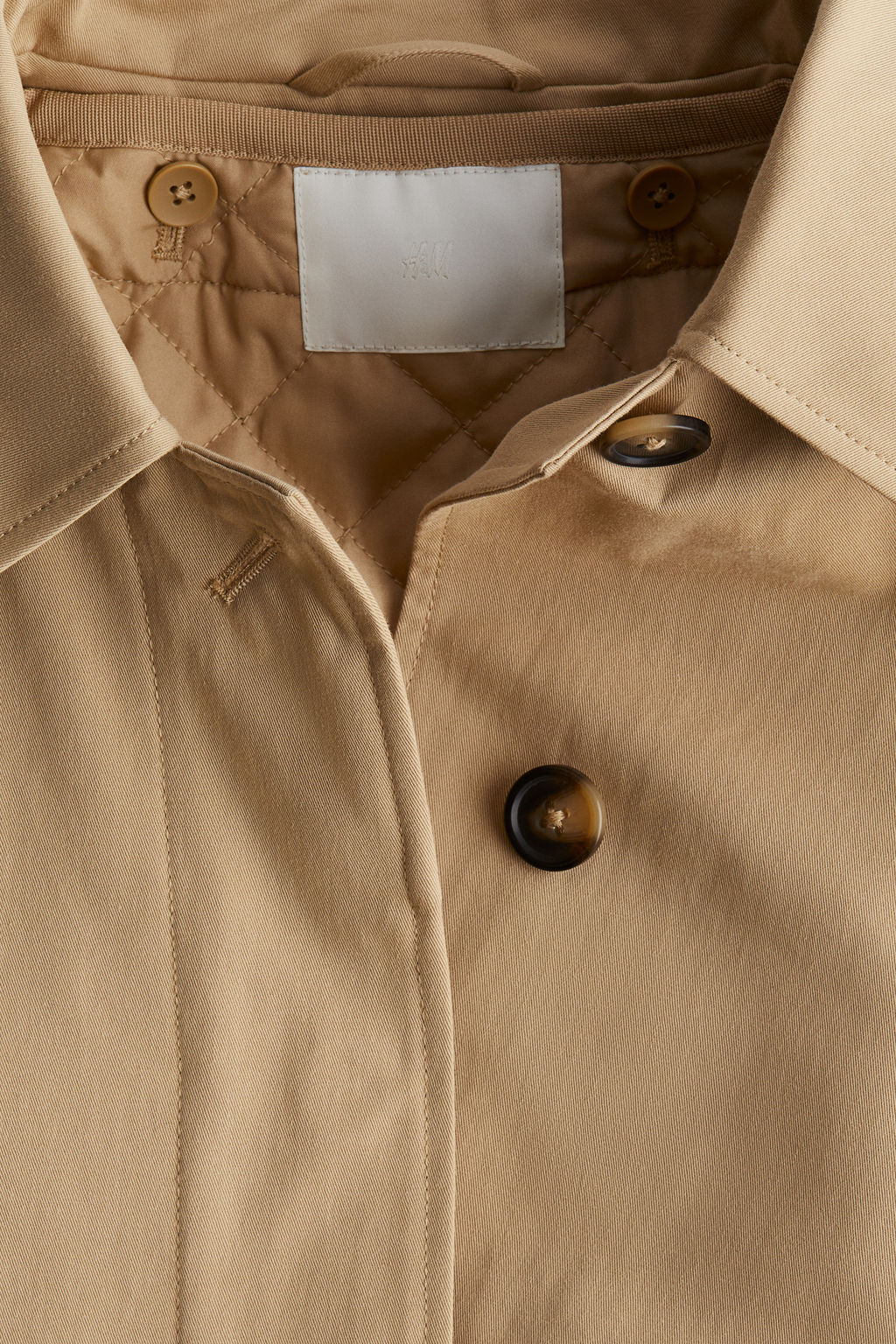 Cotton twill car coat - H&m фото 3