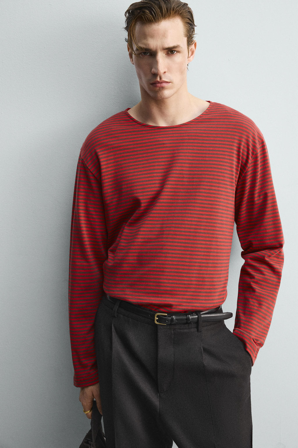 LIMITED EDITION JACQUARD STRIPED T-SHIRT - Zara фото 5