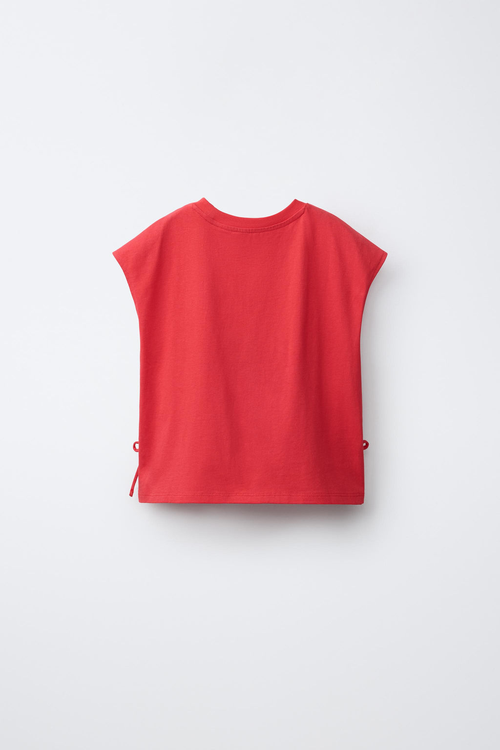 CAMISETA DETALLE PUNTO CROCHET / Rojo - Zara фото 2