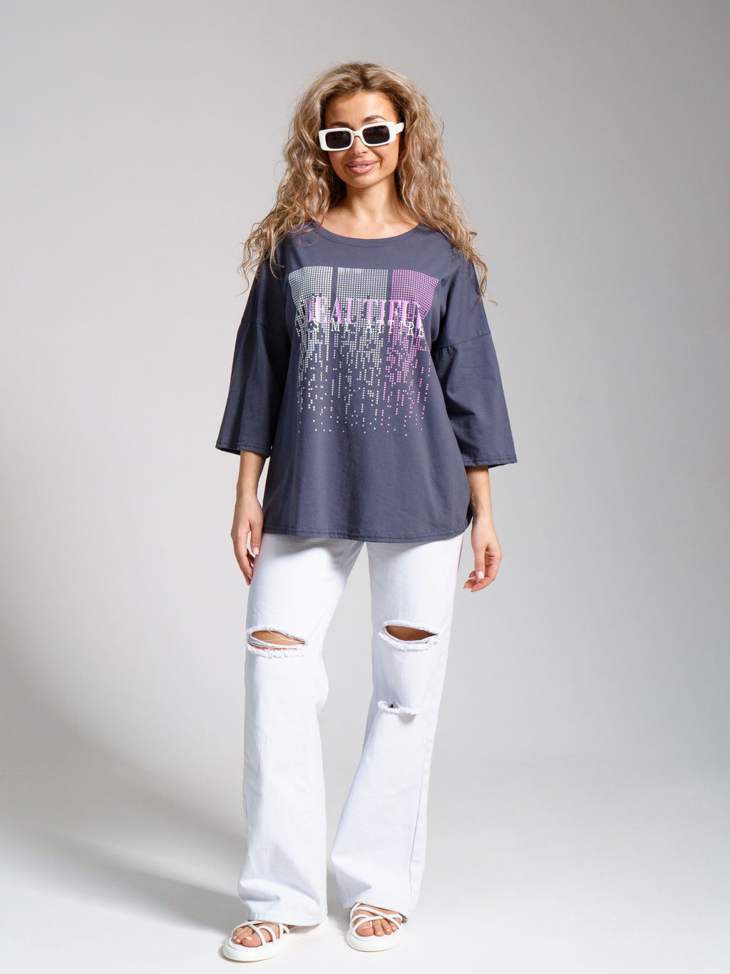 897 Футболка из турецкого хлопка - Svetekst фото 49