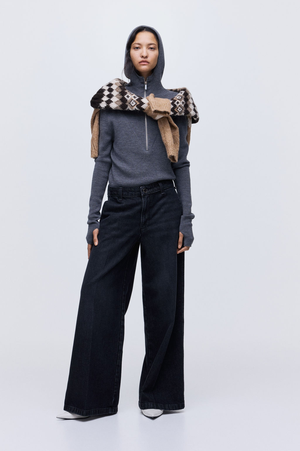 Super Wide High Jeans - H&m фото 8