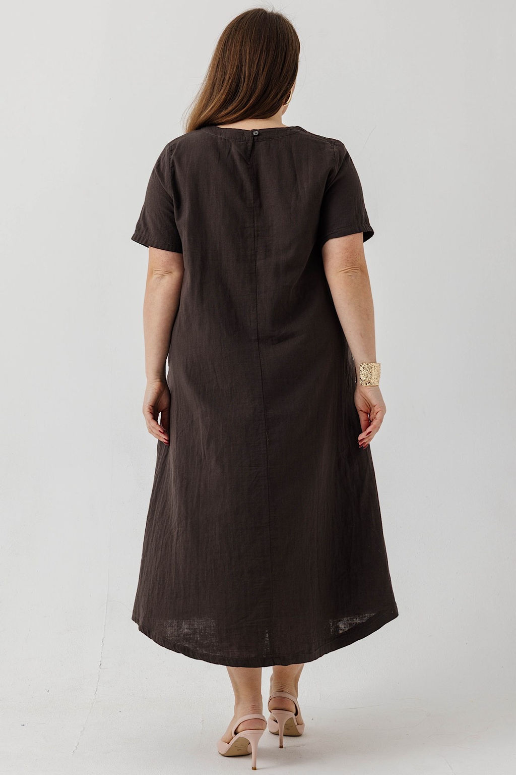 Платье 8808М/03/Коричневый