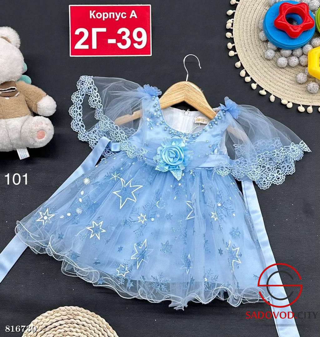 Платье для девочки новогоднее - Bruno фото 3