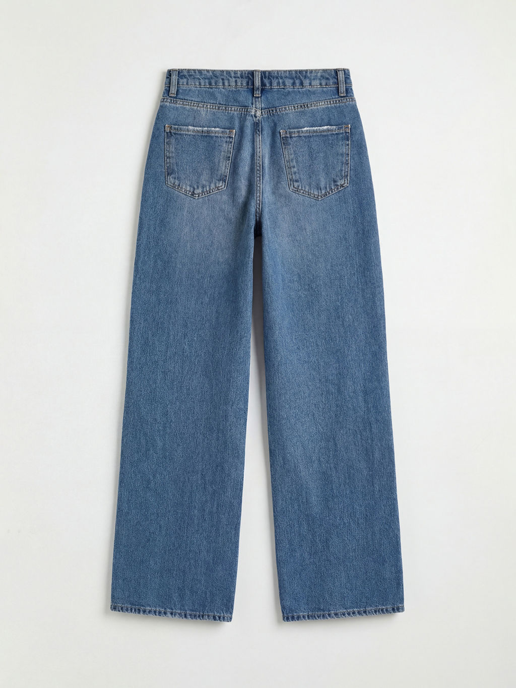 Wideleg Fit Kad?n Jean Pantolon