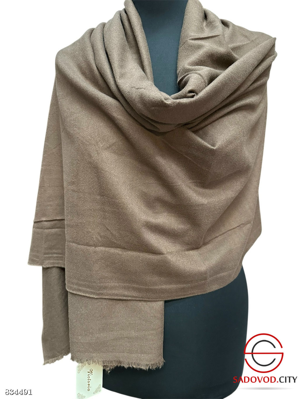 Шарф женский однотонный - Bruno фото 5