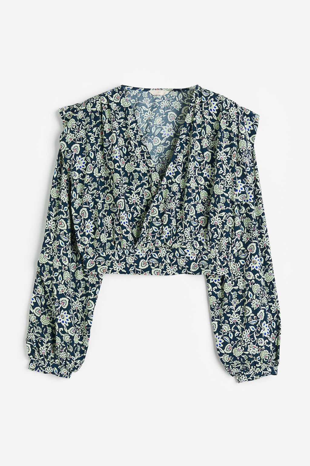 Blusa cruzada oversize