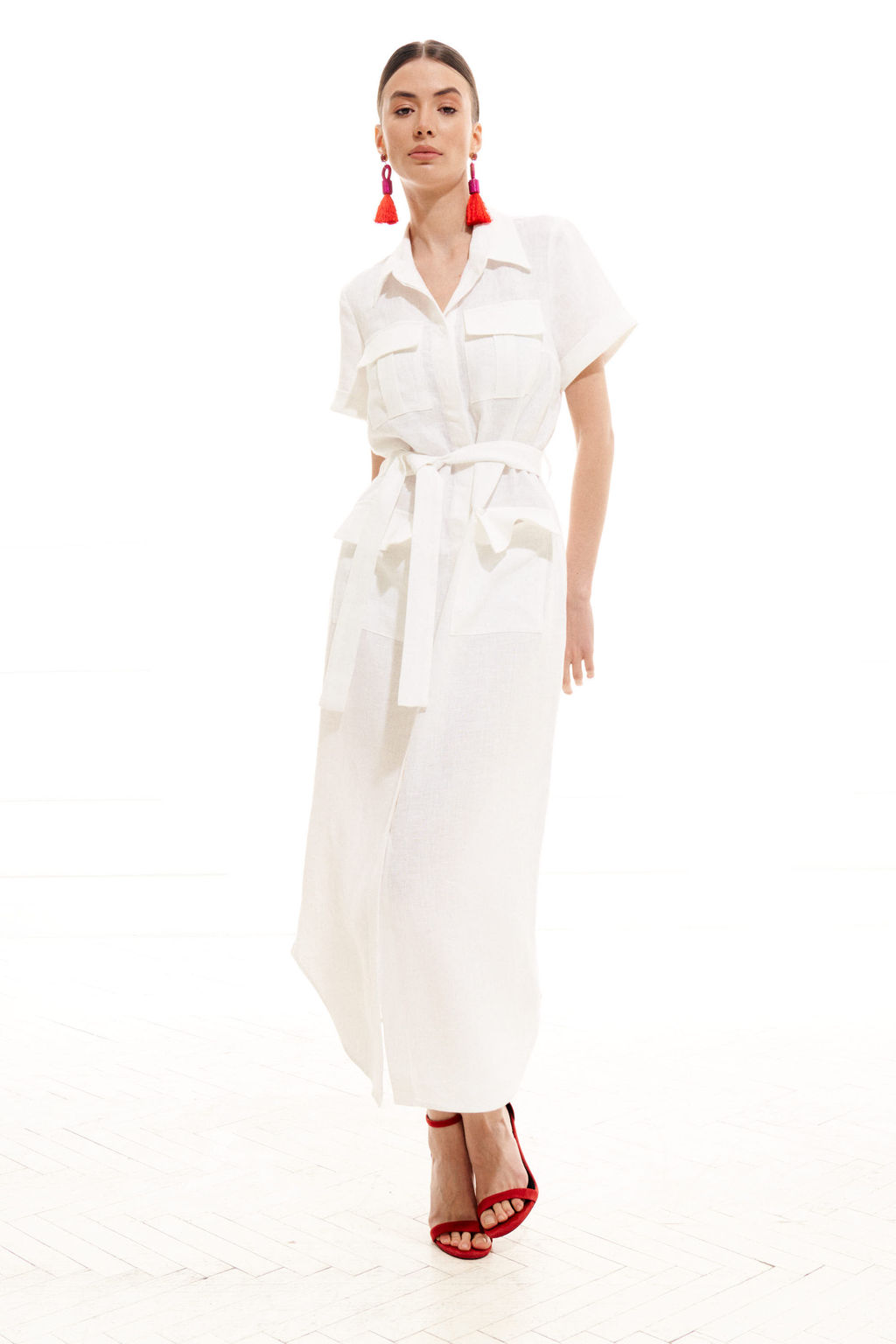 Платье 1996.1 (Лен - 100%) - Elletto фото 2