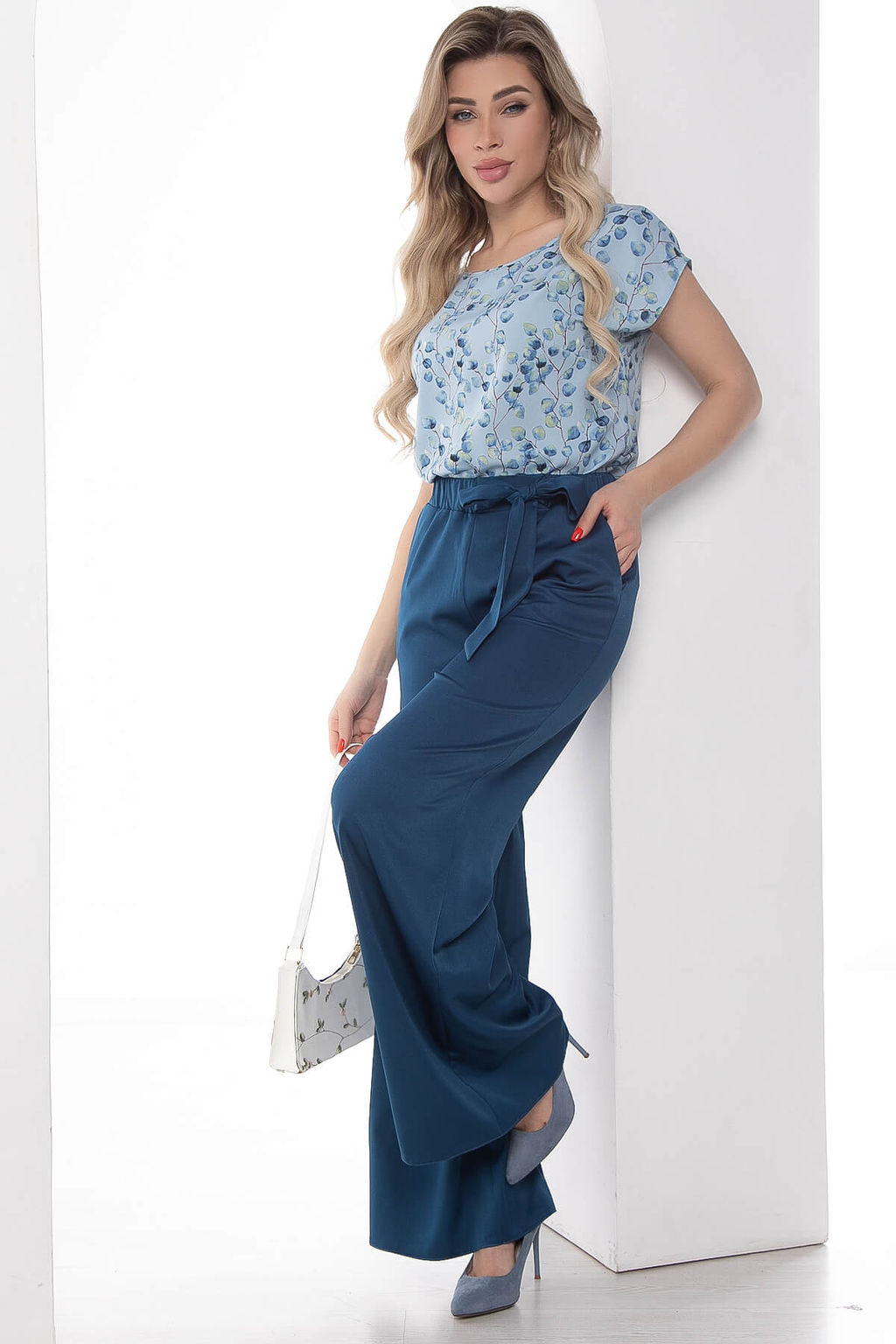 Костюм Марица (голубые цветы) К9048 - Lt collection фото 3