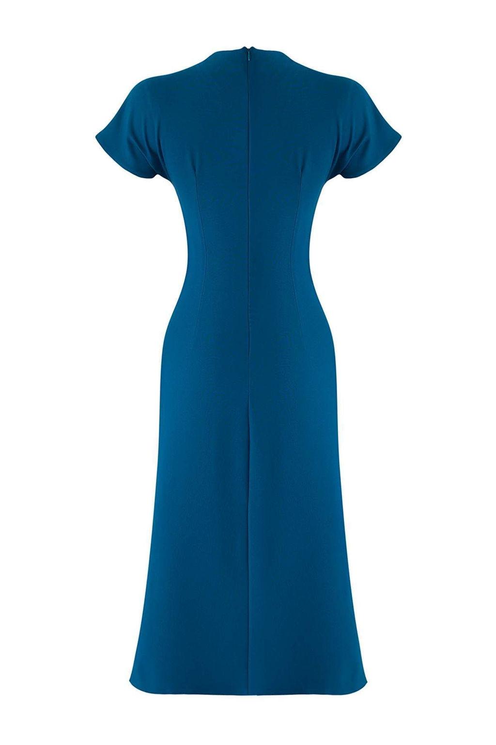 TRENDYOLMILLA Kahverengi A Kesim Degaje Yaka Midi Krep Dokuma Elbise TWOAW25EL00393  фото 23