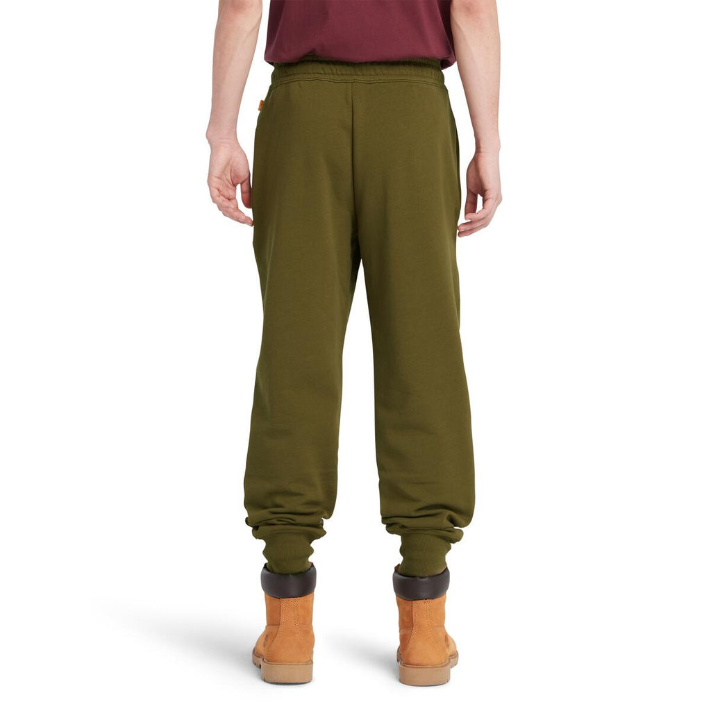 Брюки Timberland Sweatpant Kennebeck River Lenear Logo Regular оливковые  фото 3
