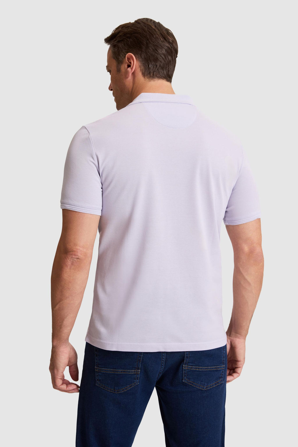 Erkek Lila Regular Fit Polo Yaka Basic Ti__rt - U.s. polo assn фото 5