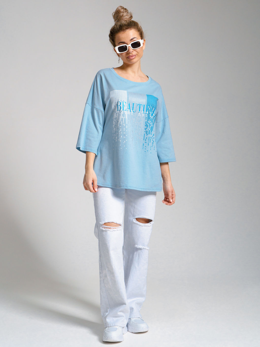 897 Футболка из турецкого хлопка - Svetekst фото 35