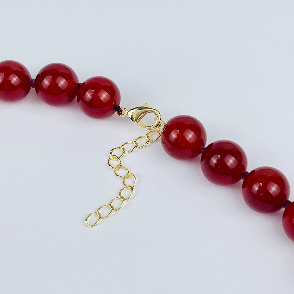 Колье из Сердолика и Граната