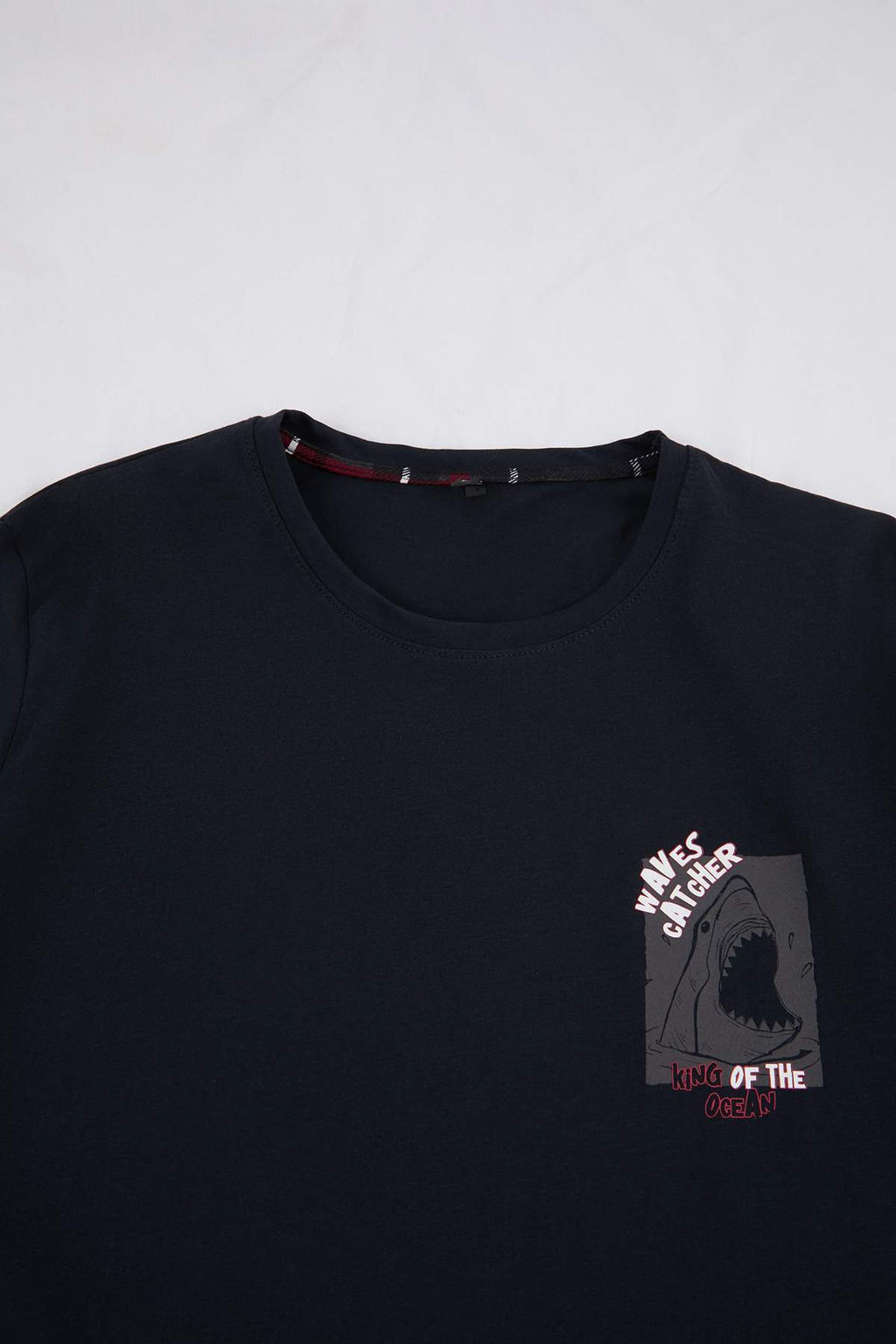 Lacivert Regular Kesim Kopek Bal?g? Bask?l? Ekose Orme Pijama Tak?m? TMNSS26PT00035 - Trendyolmilla фото 4