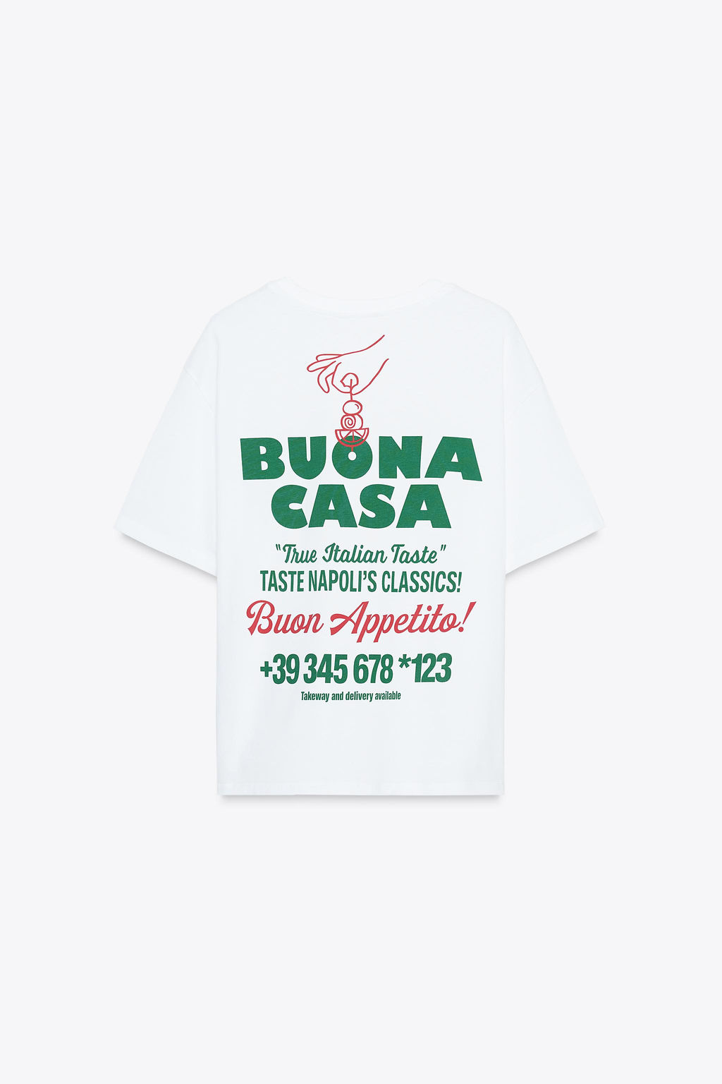 T-SHIRT WITH TEXT PRINT - Zara фото 7