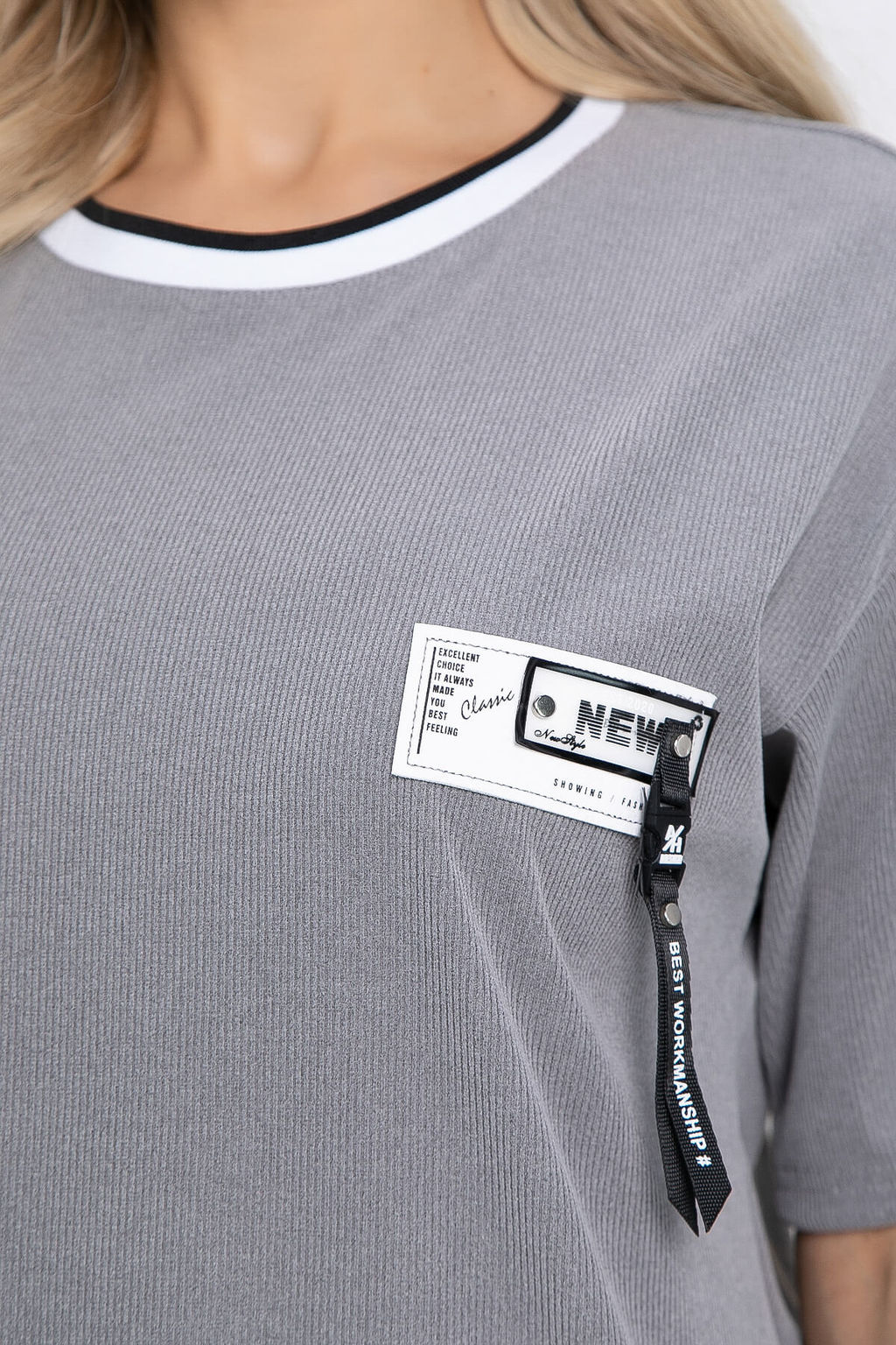 Джемпер Ника (серый) Б8339 - Lt collection фото 4