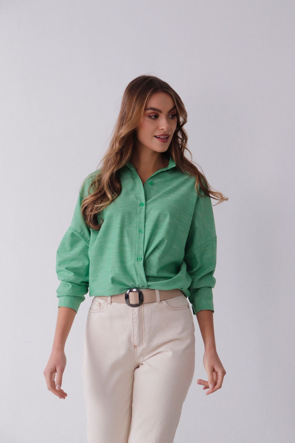 11494 Рубашка зелёная - Martichelli фото 4