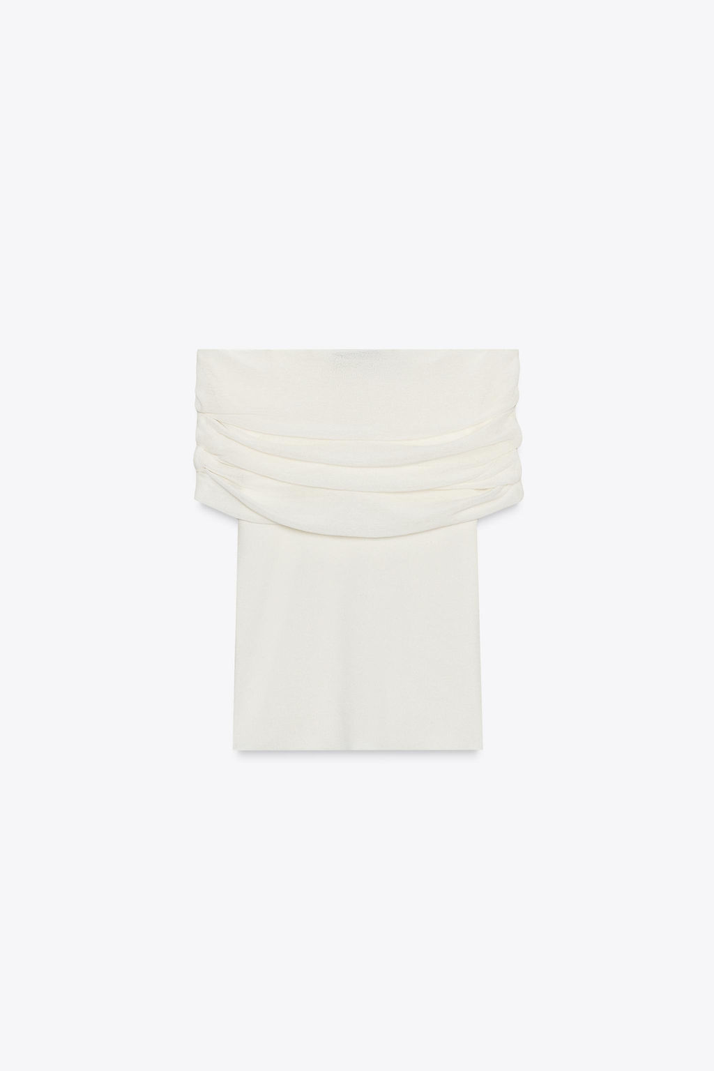 OFF-THE-SHOULDER KNIT TOP - Zara фото 6