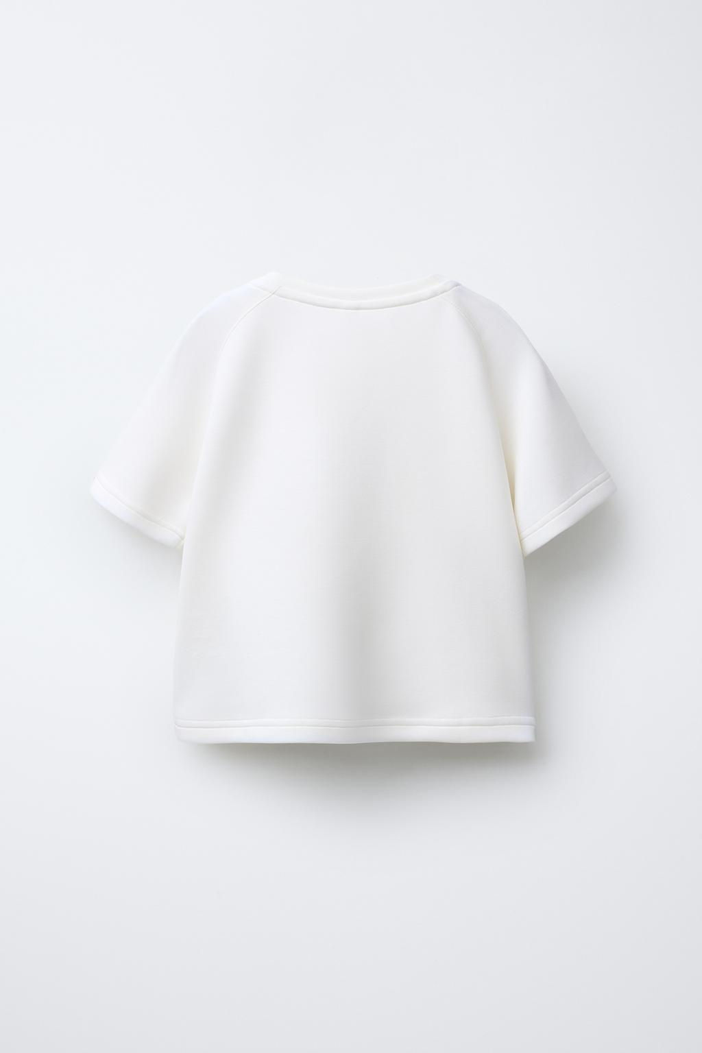 MODAL SLOGAN T-SHIRT - Zara фото 3