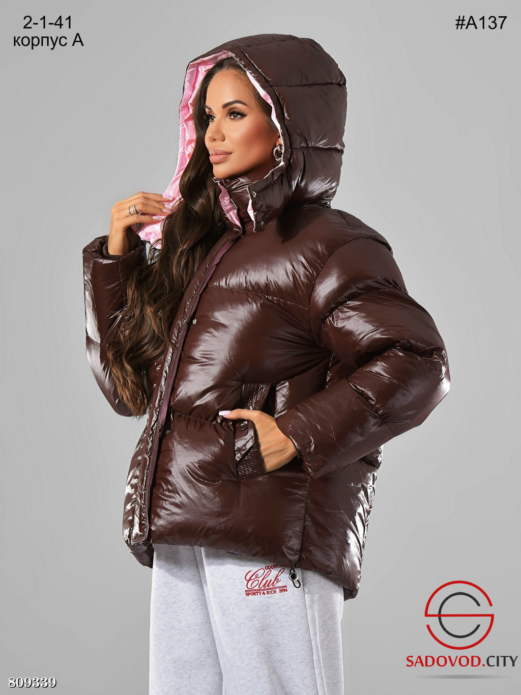 Куртка зимняя женская с капюшоном - Bruno фото 3