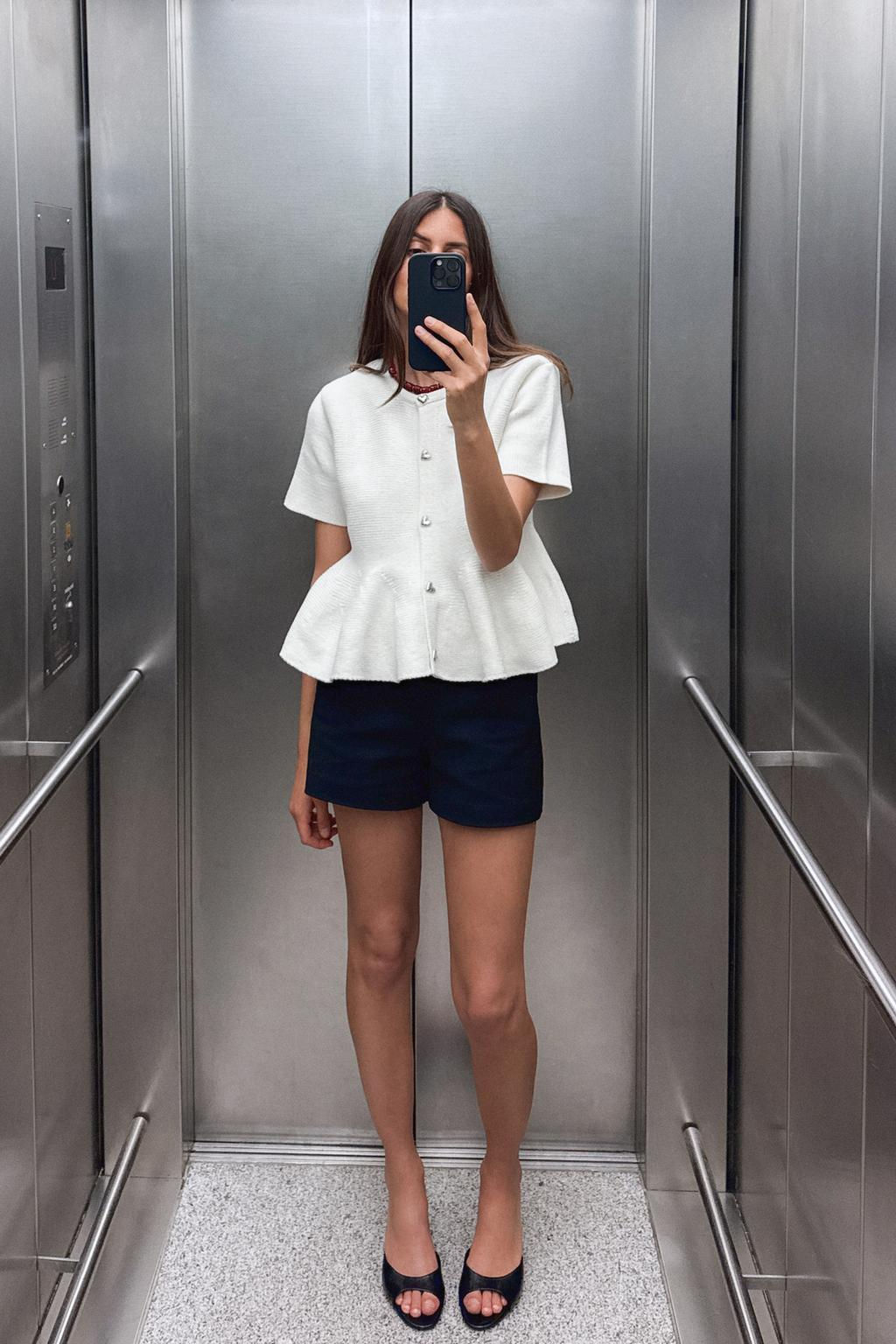 PEPLUM KNIT CARDIGAN - Zara фото 2