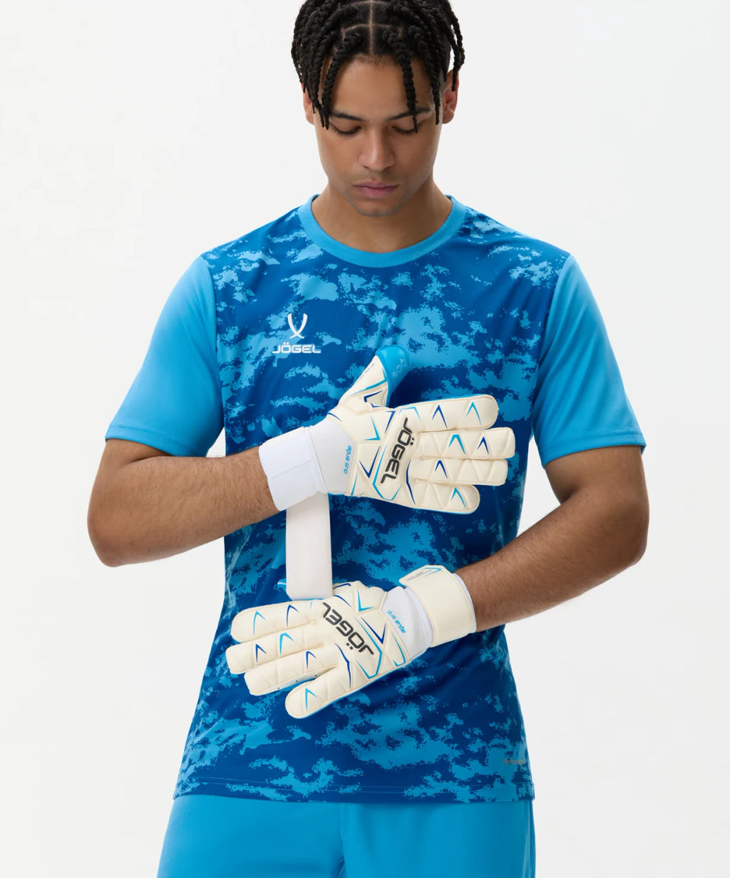 Перчатки вратарские JOGEL Legend UL4 Aqua Roll Negative, белый  фото 7