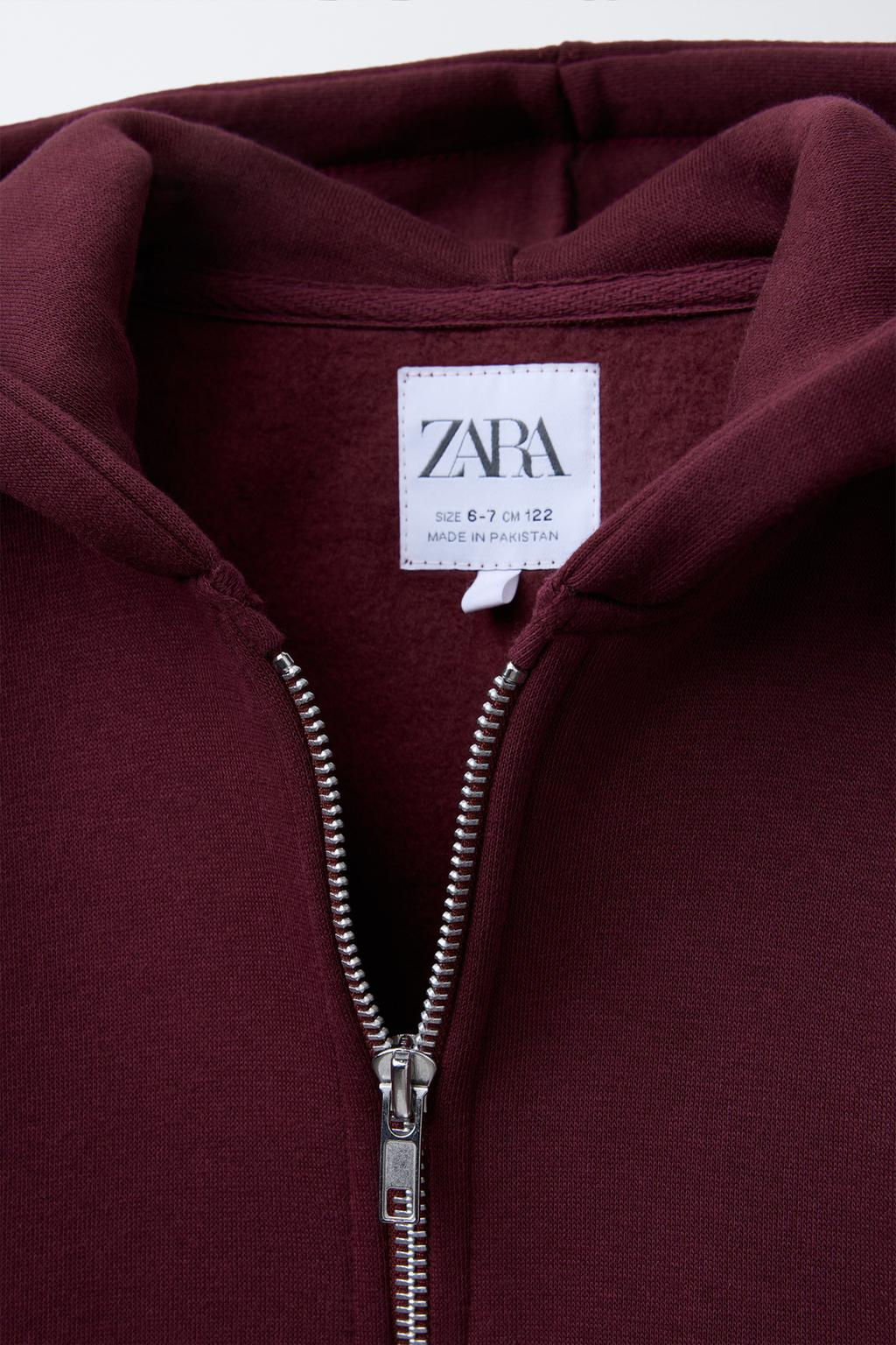 HOODIE WITH ZIP - Zara фото 4