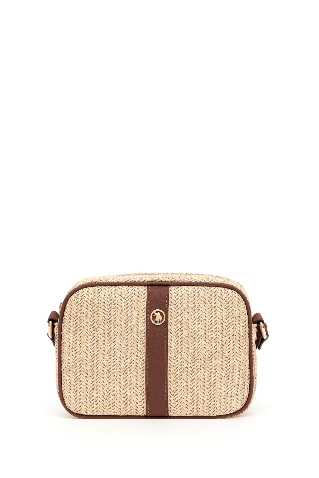 U. S. Polo Assn / Женская бежевая сумка через плечо
