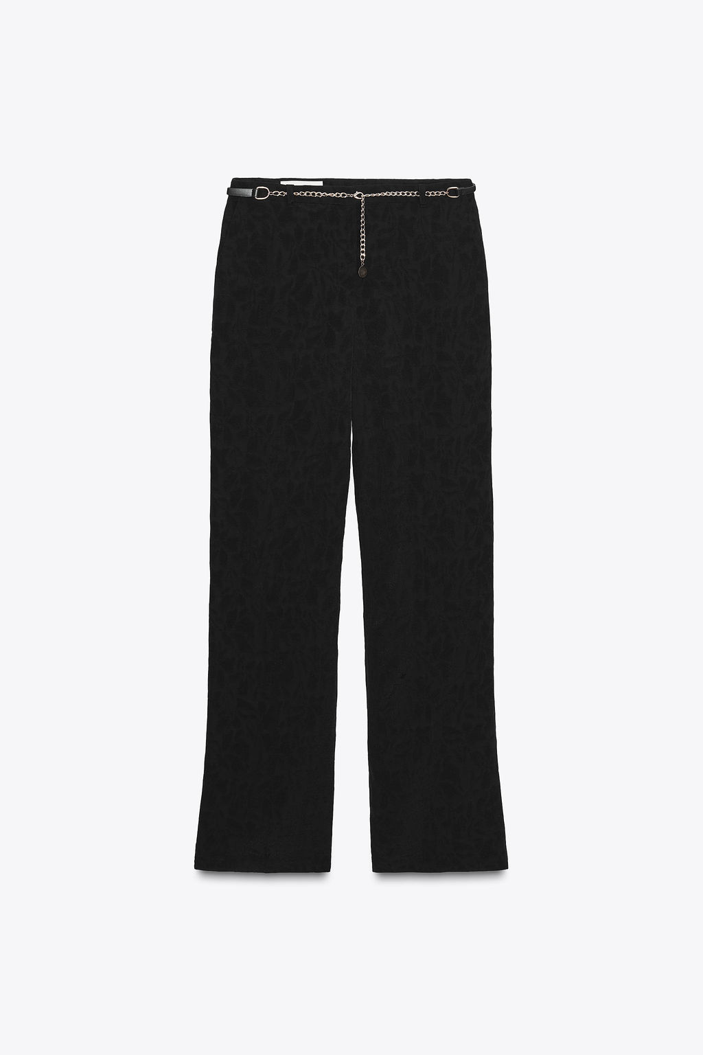 JACQUARD TROUSERS WITH CHAIN BELT - Zara фото 5