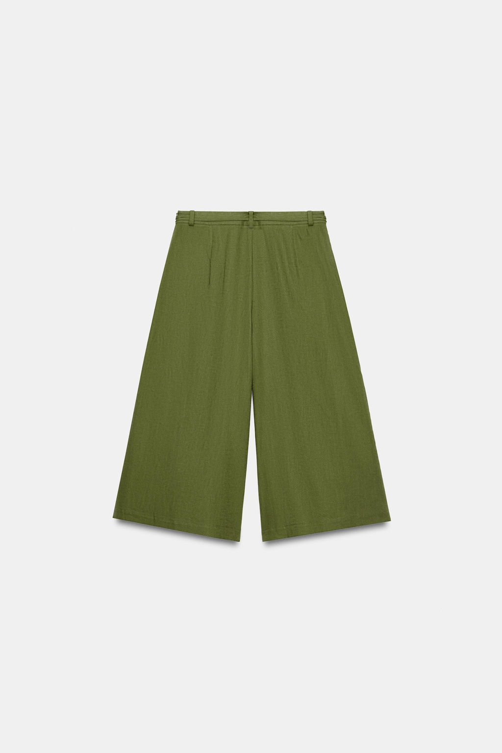 BERMUDA LARGA CINTUR?N ABALORIOS / Khaki - Zara фото 8