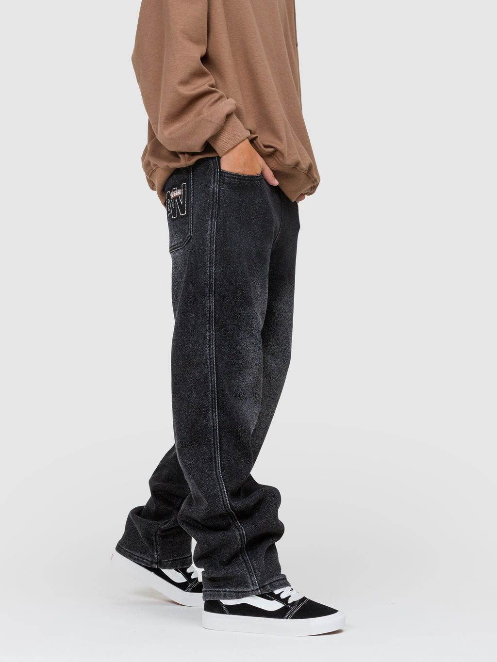 Джинсы-бананы утеплённые для мальчиков - Синий мир фото 9