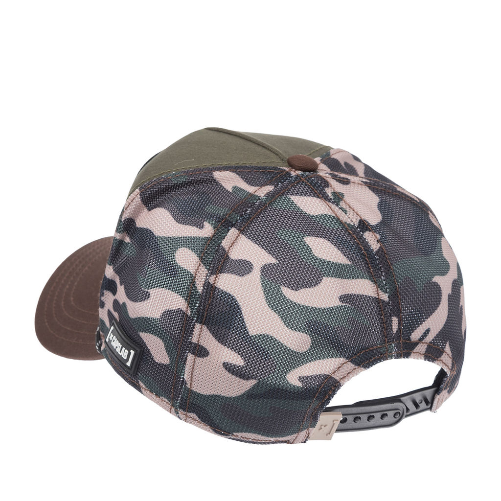 Бейсболка CAPSLAB арт. CL/LOO11/1/PCT/HIK Looney Tunes Taz (оливковый / темно-коричневый)  фото 2