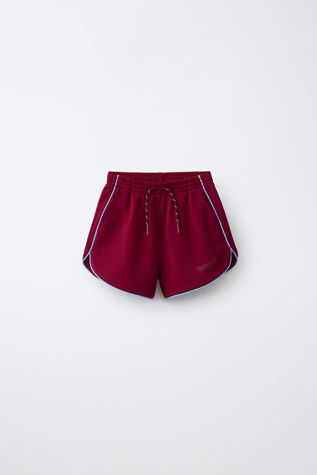 BERMUDA SPORTY CONTRASTE / Burgundy - Zara фото 3