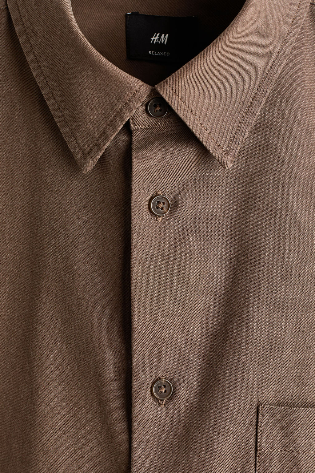 Camisa Relaxed Fit - H&m фото 6