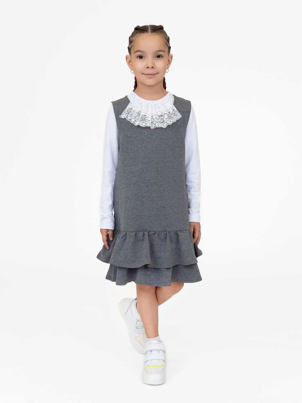 Сарафан детский антрацит