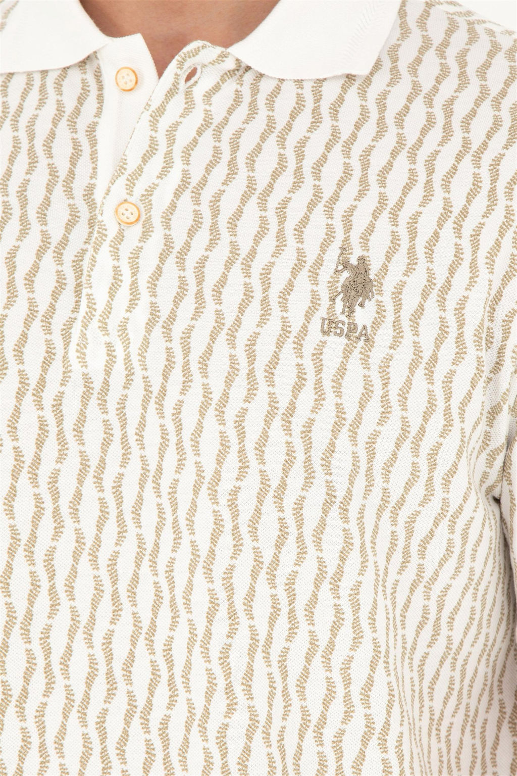 Мужская футболка светло-хаки - U.s. polo assn фото 7