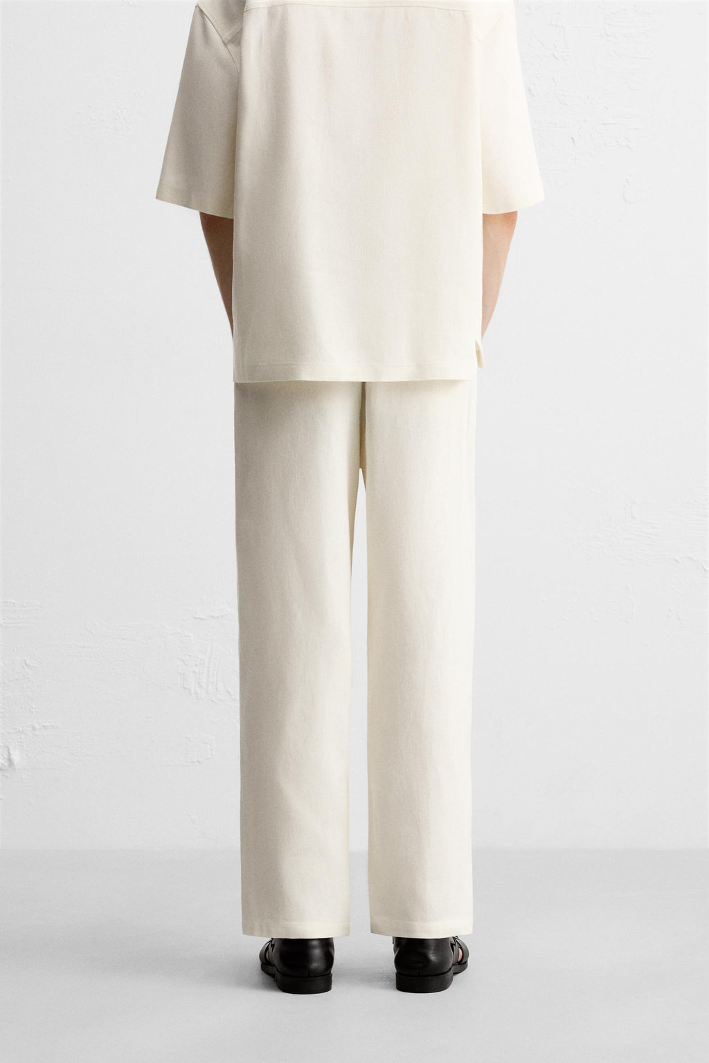 VISCOSE-JUTE TROUSERS - Zara фото 21