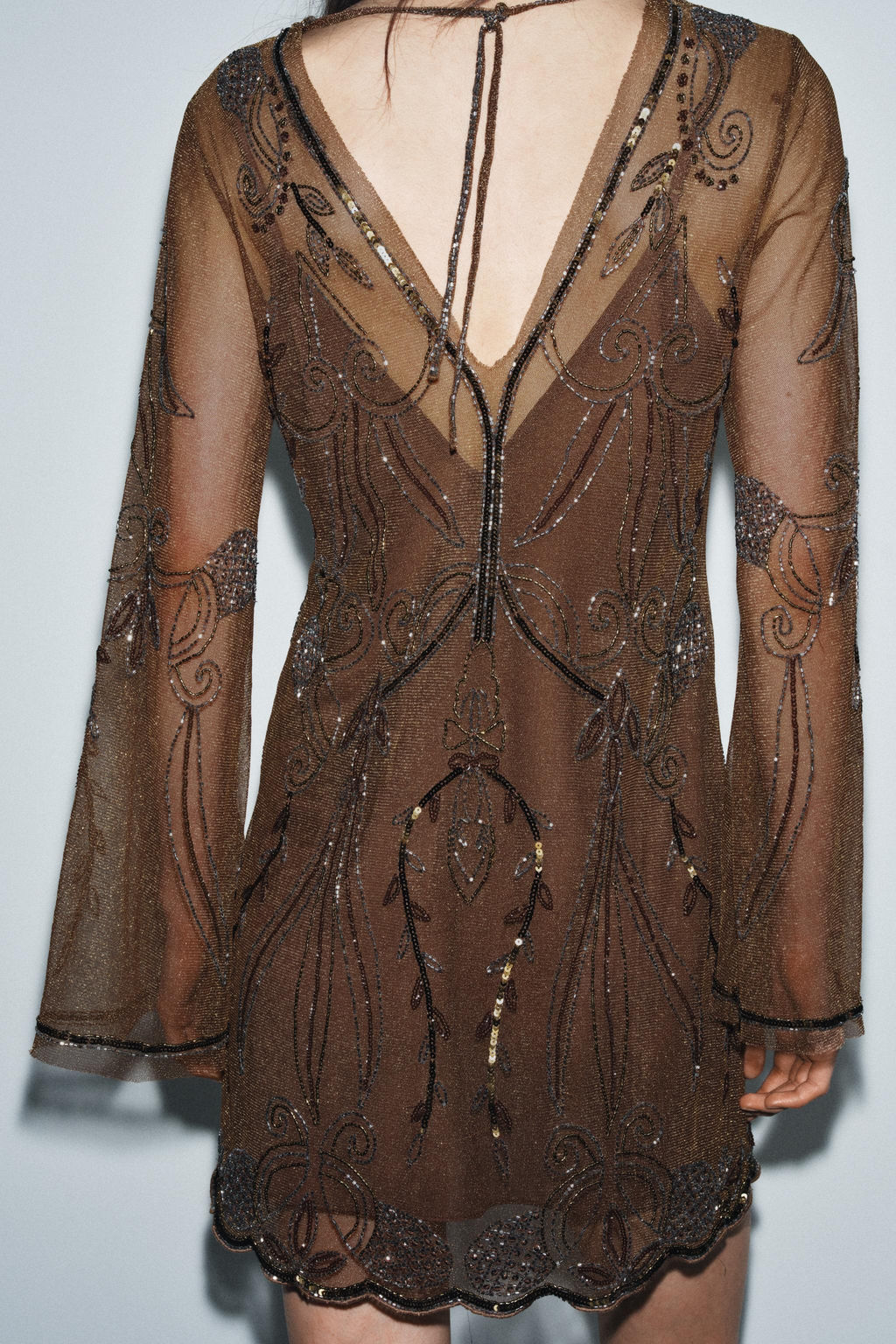 ZW COLLECTION LIMITED EDITION EMBROIDERED DRESS - Zara фото 3