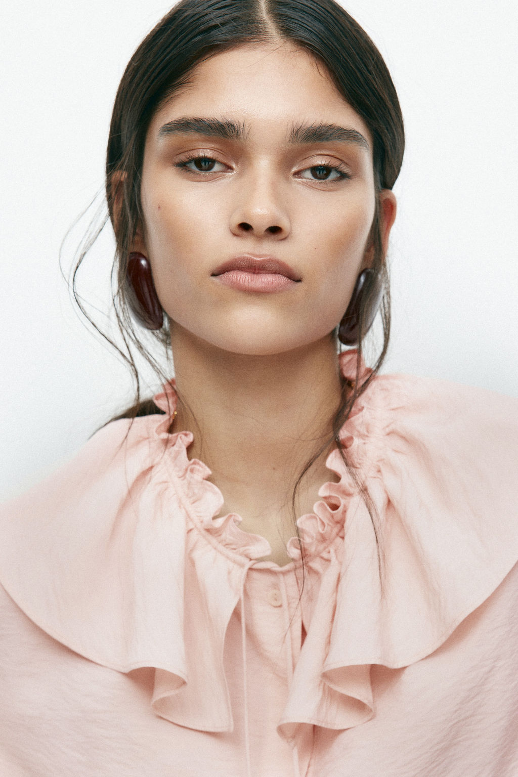 Blusa con ribetes de volante - H&m фото 2