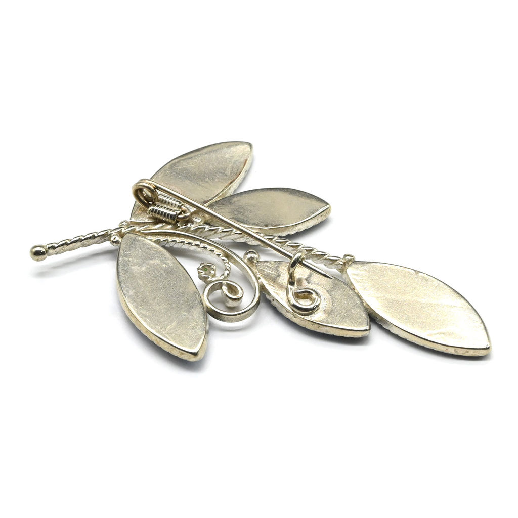 Брошь лазурит "Веточка" 47*29мм