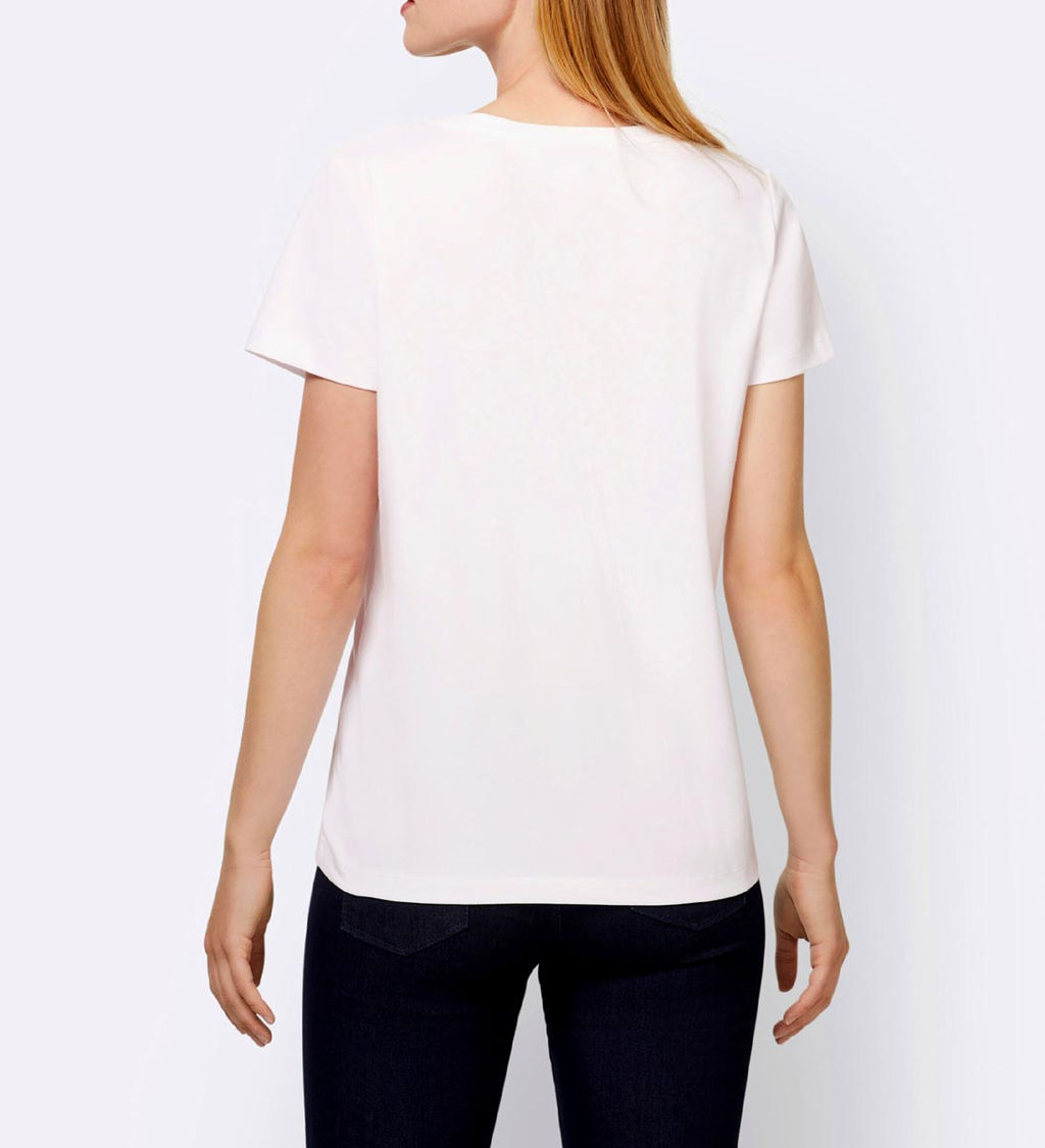 Футболка, белая - Heine фото 4
