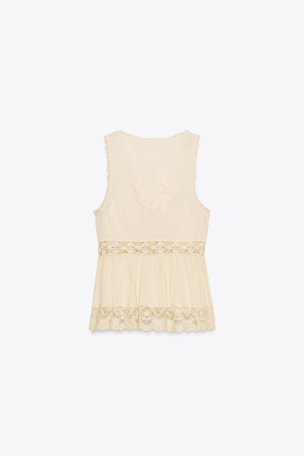 ZW COLLECTION EMBROIDERED ROMANTIC TOP - Zara фото 14