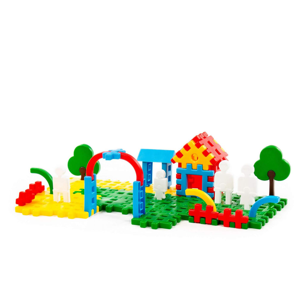 Конструктор Луна-парк 1 (118 элементов) (в ведёрке) - Полесье фото 3