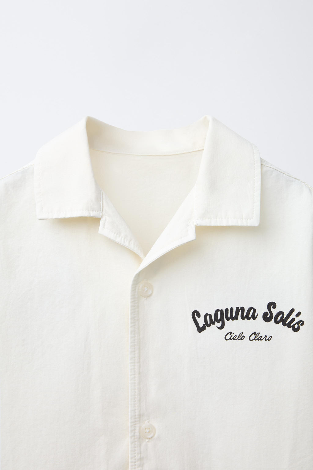 TEXT BOWLING SHIRT - Zara фото 3